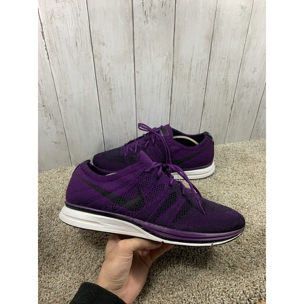 Nike AH8396-500 Mens Flyknit Trainer 2017 Night Purple Running Shoes Size 11.5‎